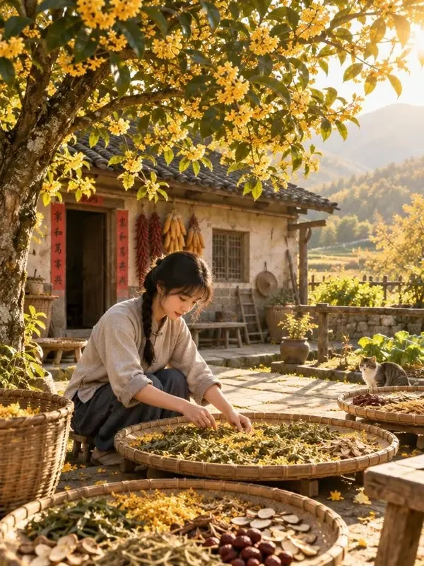 娶妻当娶桂花香短剧封面，穿越重生题材，共80集