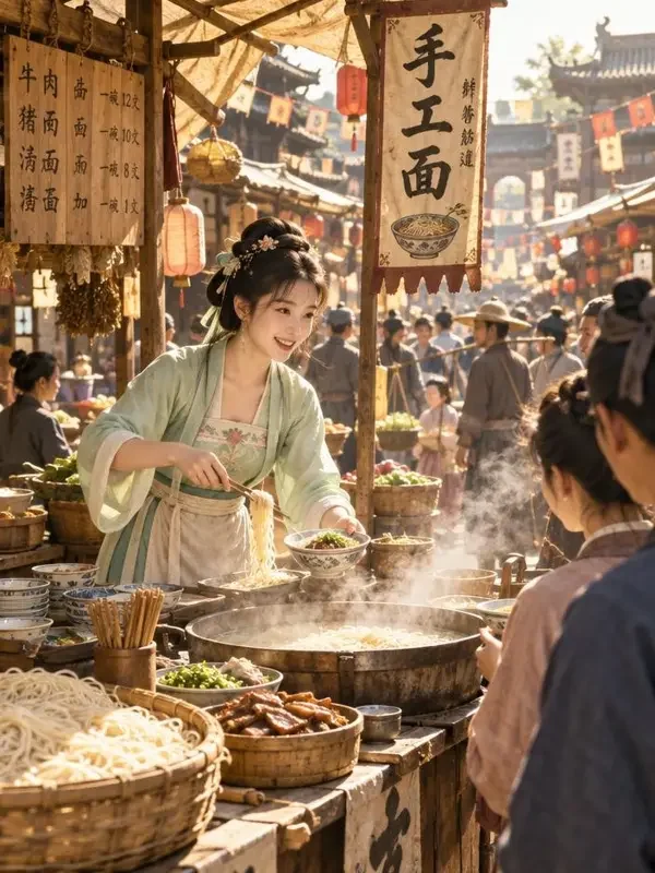 皇城旧巷有春风短剧封面，古装题材，共76集